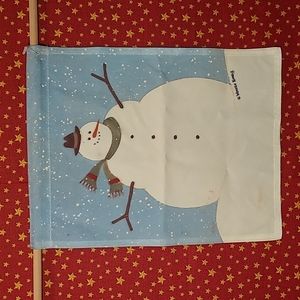 Small Warren Kimble Snowman Flag